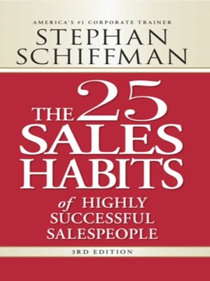cover image of The 25 Sales Habits of Highly Successful Salespeople